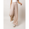 Krémové elegantní kalhoty STAYSY s rozšířenými nohavicemi