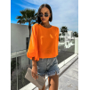 Oranžová elegantní halenka CALLIEN