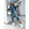 Světle modré roztrhané denim džíny LYNARED