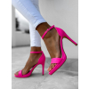 Růžové páskové boty na podpatku ARLIEN