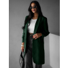 Smaragdové elegantní sako CASTIEL otevřeného stylu