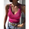 Tmavě růžový elegantní top FORDAE