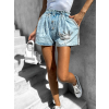 Světle modré denim kraťasy HENNOSI