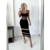 Černé elegantní šaty LUKEFYN