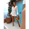 Bílé elegantní sakové šaty LOVESTY