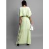 Světle zelené elegantní šaty PARFOMELLE s výsřihem do V