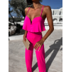 Růžový elegantní overal GIGIANE