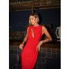 Červené elegantní šaty VOTALY