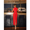 Červené elegantní šaty VOTALY
