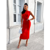 Červené elegantní šaty VOTALY