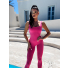 Růžový elegantní overal SALENTIN