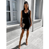 Černé elegantní šaty HJUKLE s třásněmi
