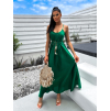 Zelené lesklé elegantní šaty CARDLINE