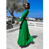 Zelené dlouhé elegantní šaty JOELLIAN
