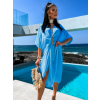 Modré oversize šaty NOVASI