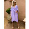 Fialové oversize šaty NOVASI