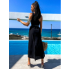 Černé dlouhé elegantní šaty SANDRESI