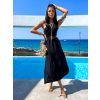 Černé dlouhé elegantní šaty SANDRESI