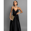 Černé elegantní dlouhé šaty FAIRYTALE
