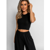 Černý tílkový top VALORIES