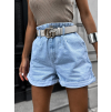 Modré denim kraťasy BODMIE