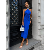 Královsky modré elegantní šaty ADELAINE