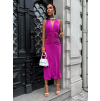 Fialové elegantní šaty ADELAINE