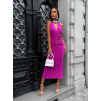 Fialové elegantní šaty ADELAINE