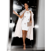 Bílé krátké šaty VIKTORIE