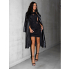 Černé krátké šaty VIKTORIE