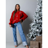 Červený vánoční svetr MICROX