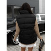Černá prošívaná vesta HEETES