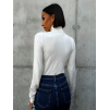 Krémový svetřík CATENY s roláčkem