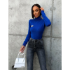 Královsky modrý svetřík CATENY s roláčkem