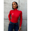 Červený svetřík CATENY s roláčkem