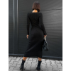 Černé šaty EDEMS se zvonovými rukávy
