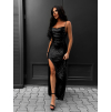 Černé elegantní flitrované šaty MEYLAN