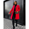 Červený kabát NUTRYD s páskem