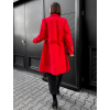 Červený kabát NUTRYD s páskem