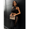Černý elegantní dvoudílní komplet SEVGI
