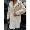 Béžový plyšový teddy kabát ASLAN