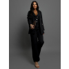 Černý trojdílný elegantní komplet QUINTIS