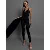 Černý elegantní overal KATLES