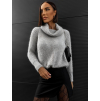Šedý svetr ARMUD s rolákem