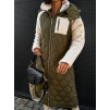 Khaki prošívaná bunda LYKOS