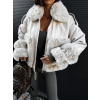 Krémová bunda OSIRIS  s kožíškem