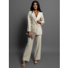 Krémový trojdílný elegantní komplet QUINTIS