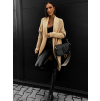 Hnědý stylový cardigan HAZIRAN