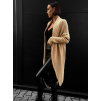 Hnědý stylový cardigan HAZIRAN