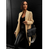 Hnědý stylový cardigan HAZIRAN